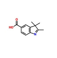 CAS 84100-84-5 |2,3,3-ট্রাইমিথাইল-3এইচ-ইন্ডোল-5-কারবক্সিলিক অ্যাসিড